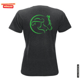 Clique NEW CLASSIC-T - Damen - Anthracite Melange - VFD e.V. - Bleibach