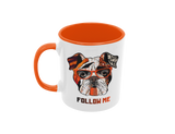 Tasse Tiertasse Hundetasse Bulldoge mit Spruch "Follow Me"