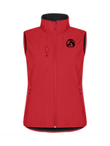Clique CLASSIC SOFTSHELL VEST - Damen - rot - Reitclub Ulrichshof e.V.