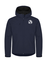 Clique CLASSIC SOFTSHELL HOODY - Herren - blau - Reitclub Ulrichshof e.V.