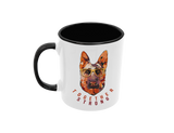 Tasse Tiertasse Hundetasse Schäferhund mit Spruch "Together Strong"
