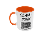 Tasse Sport oder Fan Tasse Basketball Korbleger "SlumDunk"