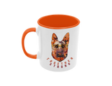 Tasse Tiertasse Hundetasse Schäferhund mit Spruch "Together Strong"