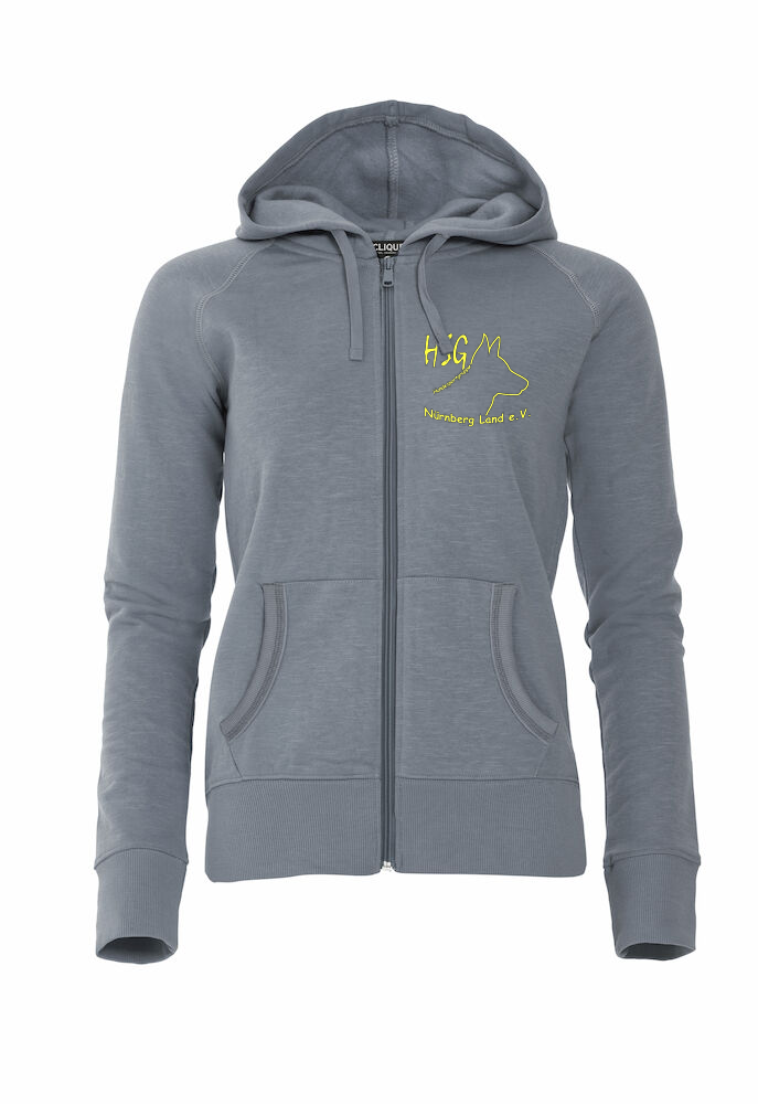 Clique Loris Sweatjacke Damen - HSG Nürnberger Land e.V.  - Druck beidseitig