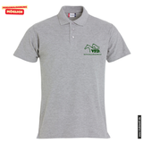 Clique Basic POLO - Kinder - Grey Melange - VFD Marktgräflerland