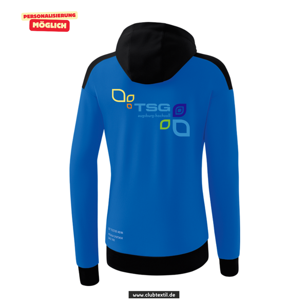 Erima CHANGE Trainingsjacke mit Kapuze - Damen - Blau/schwarz - TSG Hochzoll
