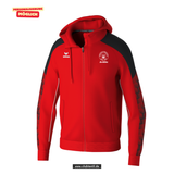 ERIMA EVO STAR Trainingsjacke mit Kapuze - Rot - KINDER - SVM JJ