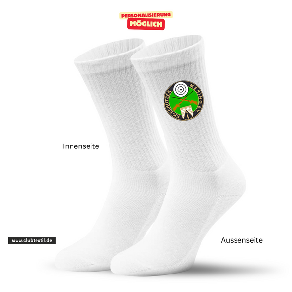 CT Tennissocken - KK-Schützen Mering e.V. - weiß/weiß/bunt
