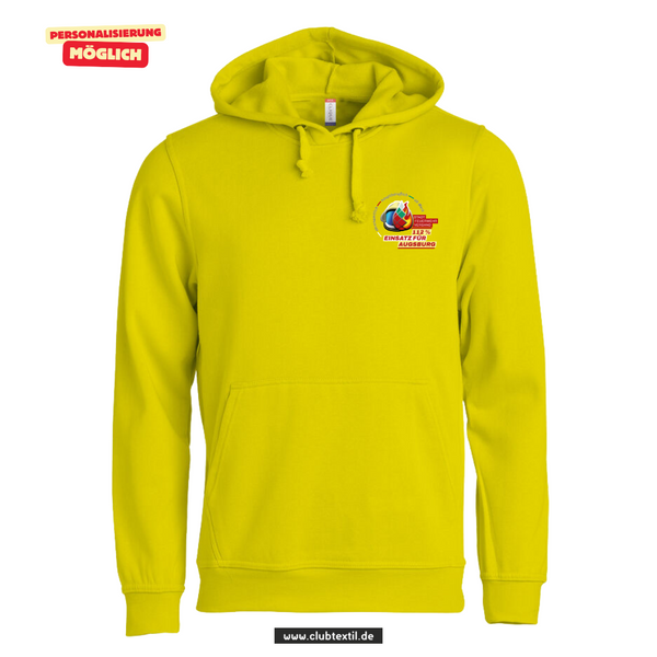 Clique BASIC Hoody - Unisex - gelb - V 2 - Feuerwehrverband Augsburg