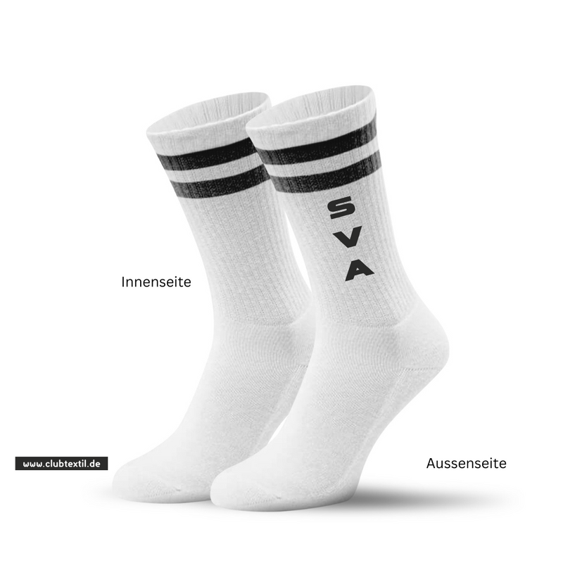 CT Tennissocken SV Althegnenberg e.V. - schwarz/weiß/schwarz