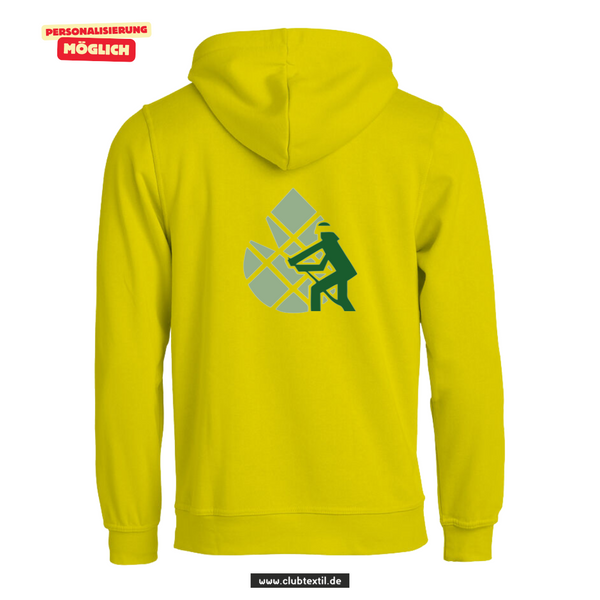 Clique BASIC Hoody - Unisex - gelb - V 2 - Feuerwehrverband Augsburg