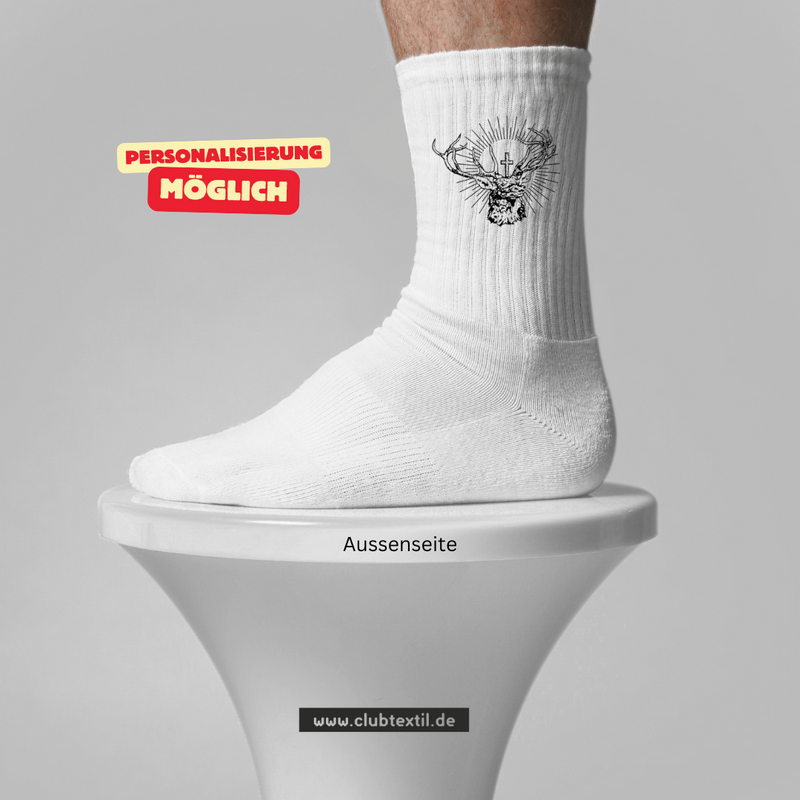 CT Tennissocken - SG Hubertus Oberschweinbach - weiß/weiß/schwarz