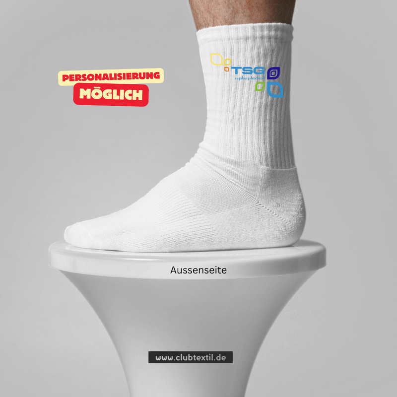 CT Tennissocken -TSG Hochzoll -weiß/bunt