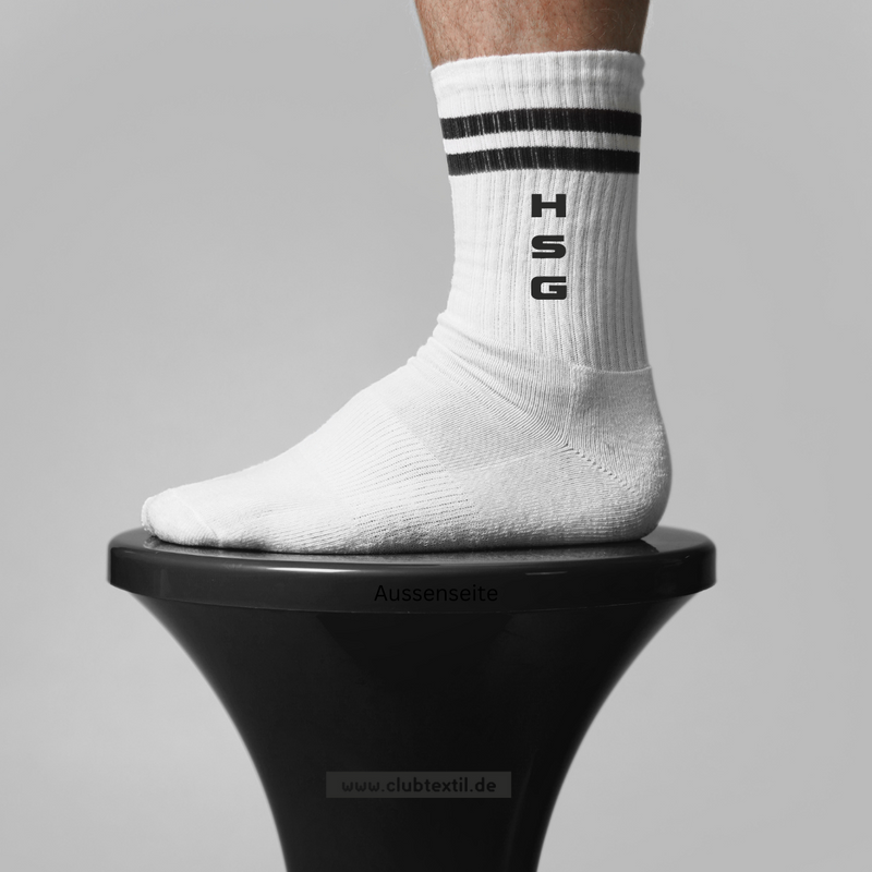 CT Tennissocken HSG Nürnberger Land e.V. - weiß/schwarz/schwarz