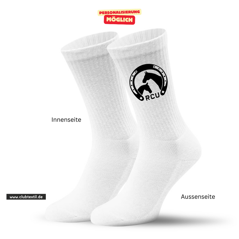 CT Tennissocken Reitclub Ulrichshof e.V. - weiß/weiß/schwarz