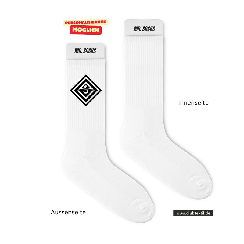 CT Tennissocken SV Althegnenberg e.V. - weiß/weiß/schwarz