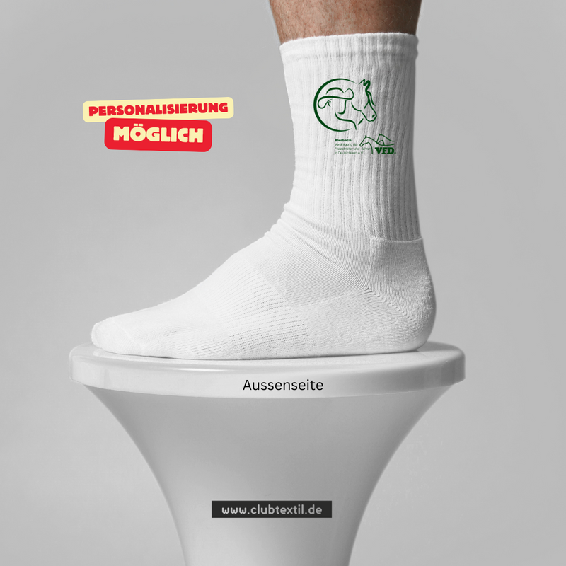 CT Tennissocken - VFD e.V. - Bleibach - weiß/weiß/grün