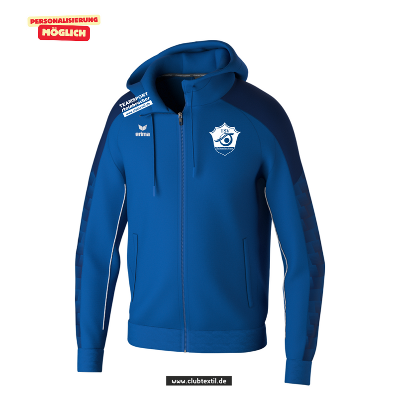 ERIMA EVO STAR Trainingsjacke mit Kapuze Blau