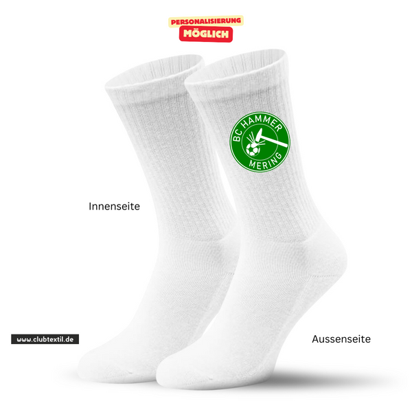 CT Tennissocken BC Hammer - weiß/weiß/grün