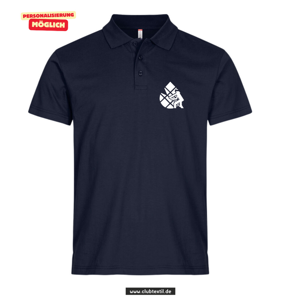 Clique BASIC Polo - Herren - navy - V 1 - Feuerwehrverband Augsburg