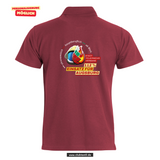 Clique BASIC Polo - Herren - bordeaux - V 1 - Feuerwehrverband Augsburg