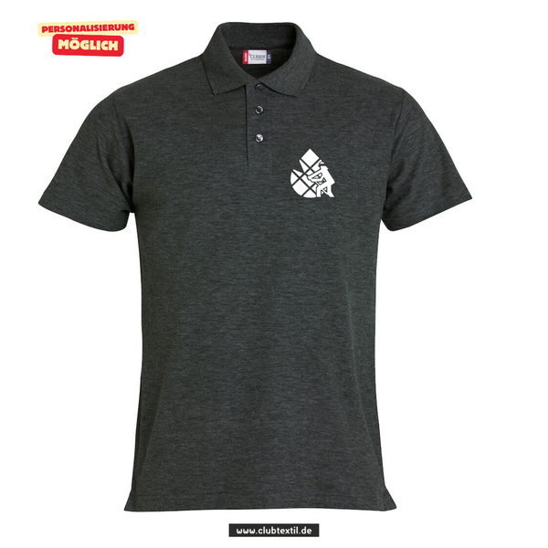 Clique BASIC Polo - Herren - antrazit - V 1 - Feuerwehrverband Augsburg