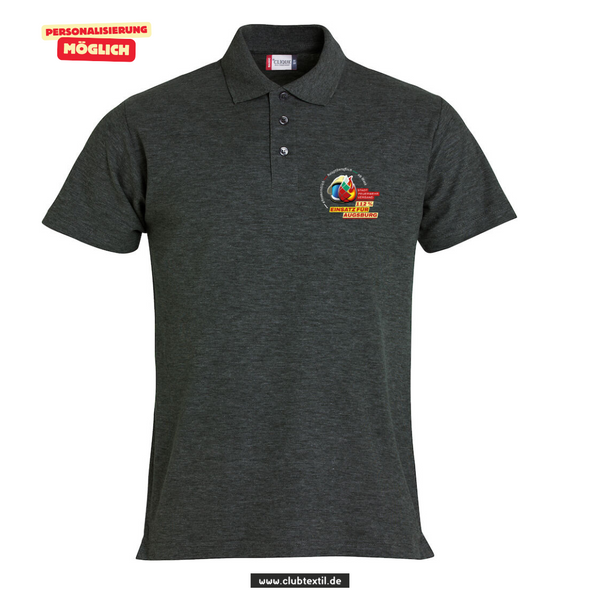 Clique BASIC Polo - Herren - antrazit - V 2 - Feuerwehrverband Augsburg