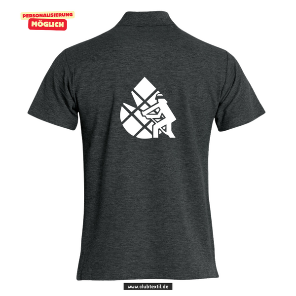 Clique BASIC Polo - Herren - antrazit - V 2 - Feuerwehrverband Augsburg