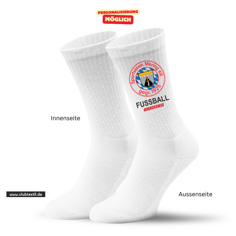 CT Tennissocken SV Mering e.V. - Abteilung Jugendfussball - weiß/weiß/bunt