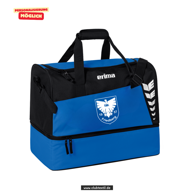 Erima CLUB 5 Sporttasche mit Bodenfach - DJK Friedberg
