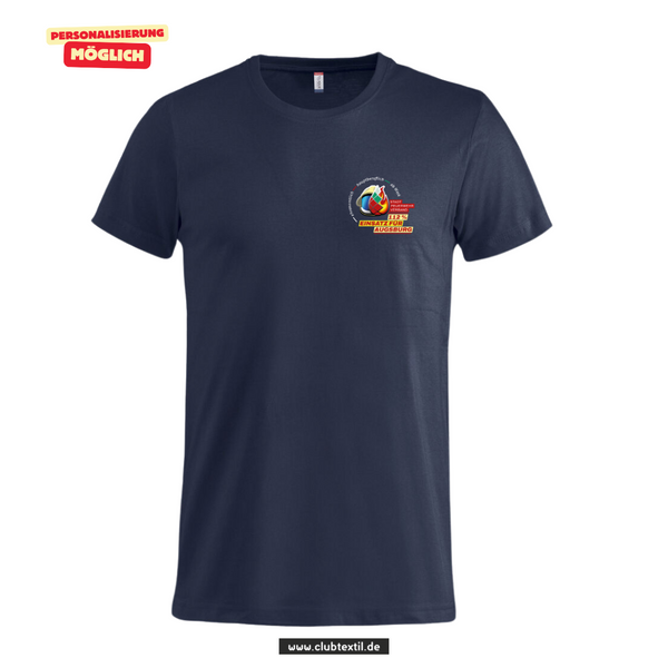 Clique BASIC-T Kinder - navy - V 2 - Feuerwehrverband Augsburg