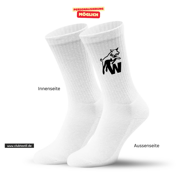 CT Tennissocken BLV-Hundesport e.V. - Windach - weiß/weiß/schwarz