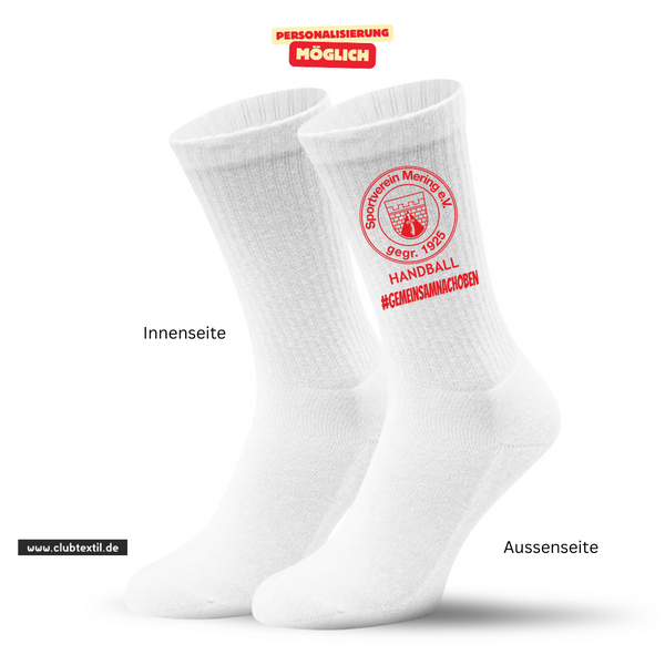 CT Tennissocken SV Mering e.V. - Abteilung Handball - weiß/weiß/rot