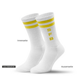 CT Tennissocken SF Bachern e.V. - weiß/gelb/gelb