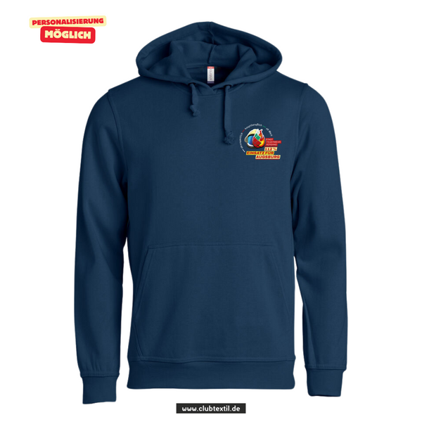 Clique BASIC Hoody - Unisex - navy - V 2 - Feuerwehrverband Augsburg