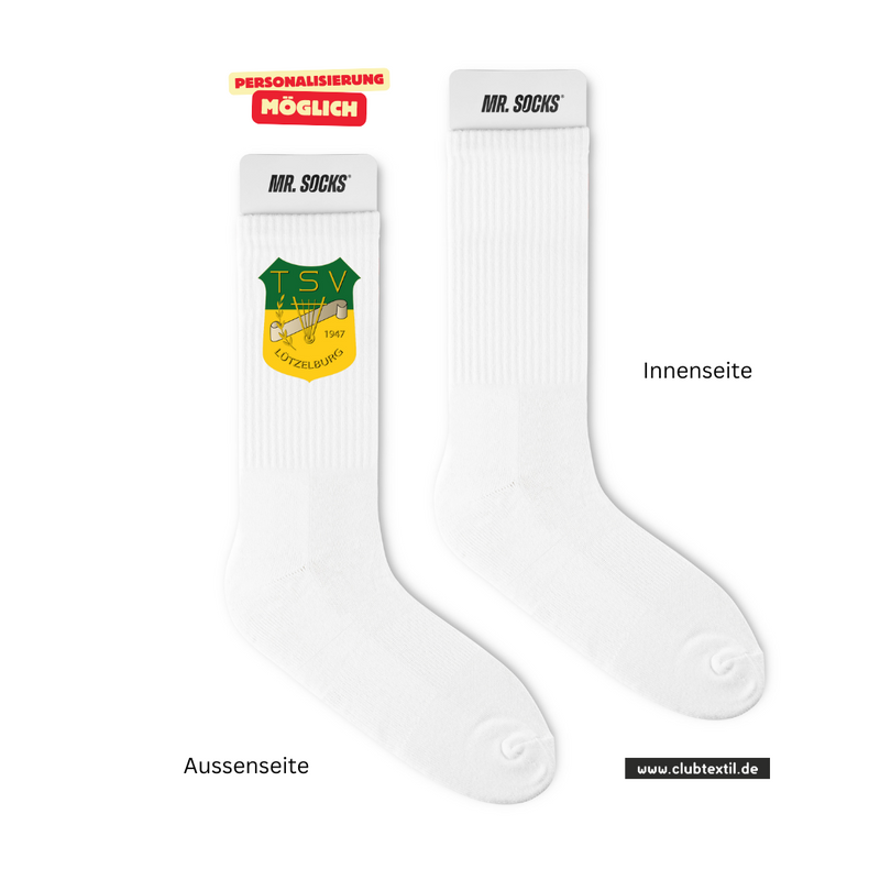 CT Tennissocken TSV Lützelburg e.V. - weiß/weiß/bunt