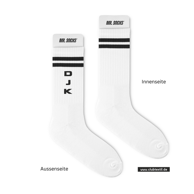 CT Tennissocken DJK Lechhausen e.V. - Fussball  - schwarz/weiß/schwarz