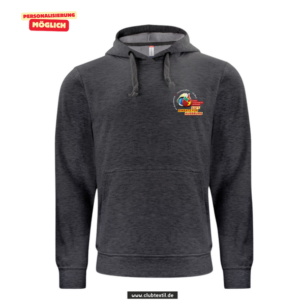 Clique BASIC Hoody - Unisex -antrazit - V 2 - Feuerwehrverband Augsburg