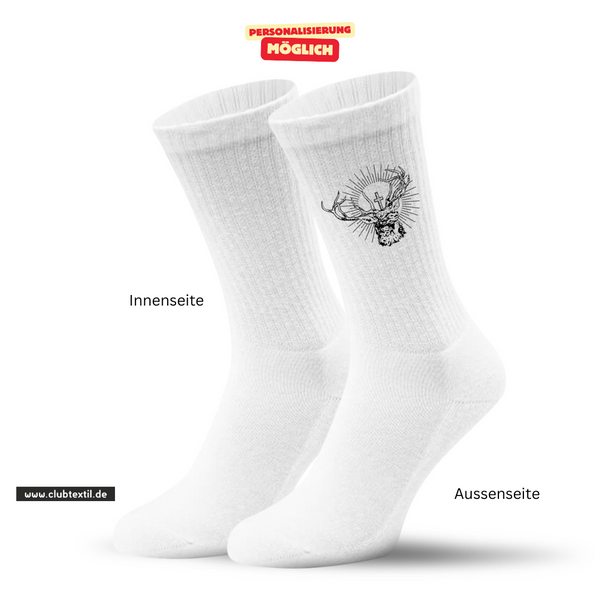 CT Tennissocken - SG Hubertus Oberschweinbach - weiß/weiß/schwarz