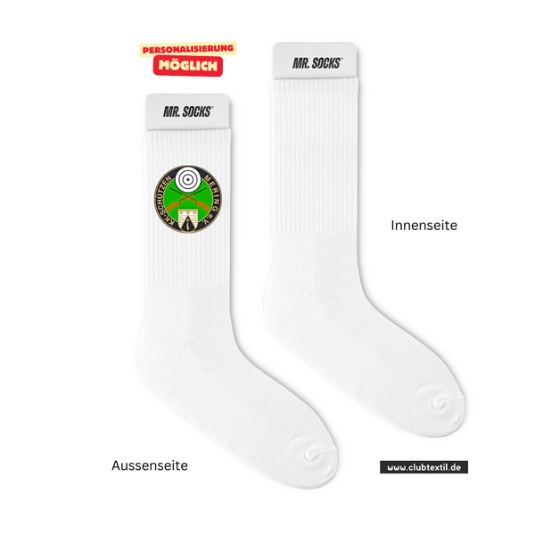 CT Tennissocken - KK-Schützen Mering e.V. - weiß/weiß/bunt