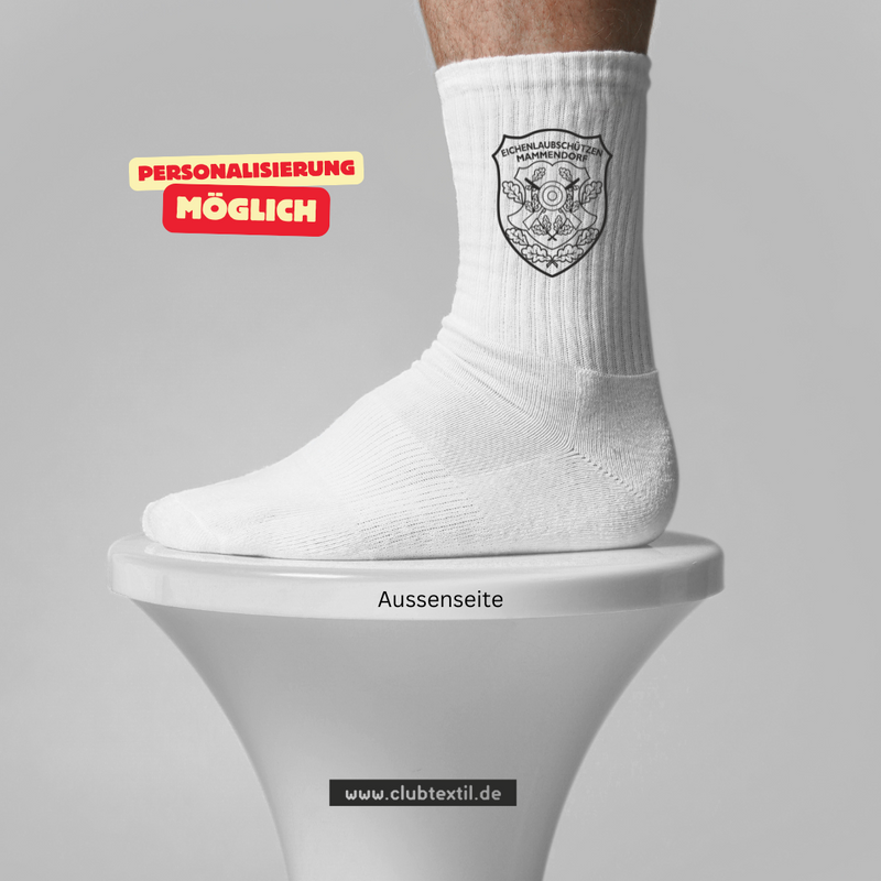 CT Tennissocken Schützenverein Eichenlaub Mammendorf e.V.  - weiß/weiß/schwarz