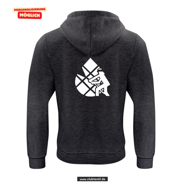 Clique BASIC Hoody - Unisex -antrazit - V 2 - Feuerwehrverband Augsburg