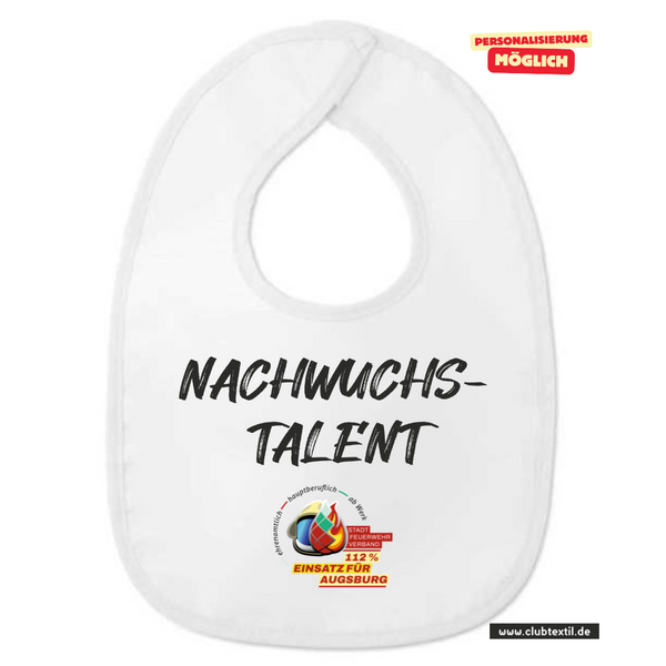 CT Babylätzchen - weiß - Feuerwehrverband Augsburg