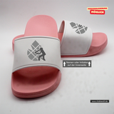 CT Badelatschen Feuerwehrverband Augsburg - rosa/weiß - Logo