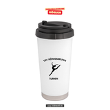 CT CoffeeToGo Becher - weiß - TSV Königsbrunn Damen Turnen Logo 2