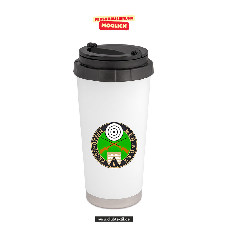 CT CoffeeToGo Becher - weiß - KK-Schützen Mering e.V.