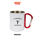 CT Edelstahl-Tasse mit Karabiner Trek - weiß - TSV Königsbrunn Männer Turnen