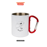 CT Edelstahl-Tasse mit Karabiner Trek - weiß - TSV Königsbrunn Damen Turnen