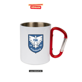 CT Edelstahl-Tasse mit Karabiner Trek - weiß - DJK Friedberg
