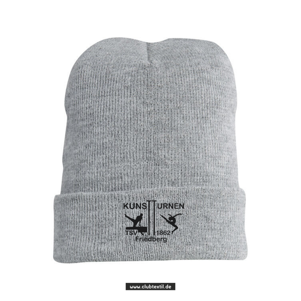 Clique Strickmütze - grau - TSV 1862 Friedberg e.V. - Kunstturnen